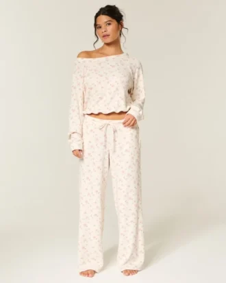 Gilly Hicks Baggy Cozy Waffle -housut