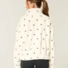 Gilly Hicks Brodeerattu Sherpa-vetoketjullinen collegepaita Gilly Hicks Brodeerattu Sherpa-vetoketjullinen collegepaita