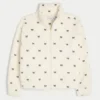Gilly Hicks Brodeerattu Sherpa-vetoketjullinen collegepaita Gilly Hicks Brodeerattu Sherpa-vetoketjullinen collegepaita