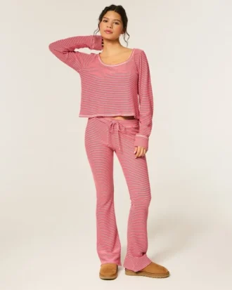Gilly Hicks Cozy Waffle Bootcut -housut