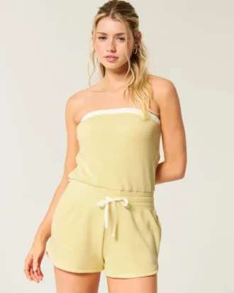 Gilly Hicks Mukava olkaimeton vohveli-onesie