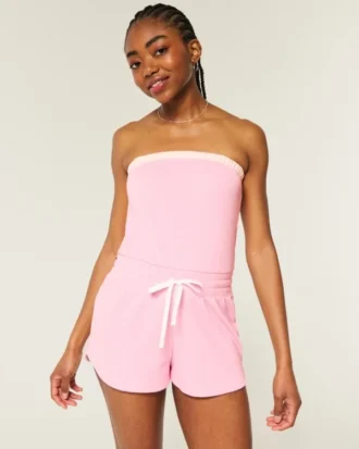 Gilly Hicks Mukava olkaimeton vohveli-onesie