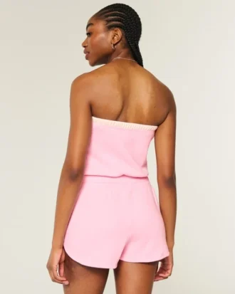 Gilly Hicks Mukava olkaimeton vohveli-onesie