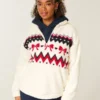 Gilly Hicks Sherpa Quarter-Zip -huppari Gilly Hicks Sherpa Quarter-Zip -huppari
