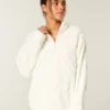 Gilly Hicks Sherpa Quarter-Zip -huppari Gilly Hicks Sherpa Quarter-Zip -huppari