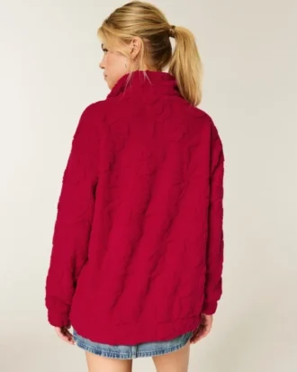 Gilly Hicks Sherpa Quarter-Zip -huppari