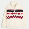 Gilly Hicks Sherpa Quarter-Zip -huppari Gilly Hicks Sherpa Quarter-Zip -huppari