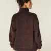 Gilly Hicks Sherpa Quarter-Zip -huppari Gilly Hicks Sherpa Quarter-Zip -huppari