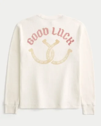 Good Luck -grafiikka, lämpöpaita