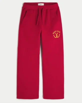 Good Luck Graphic Bootcut -verkkarihousut