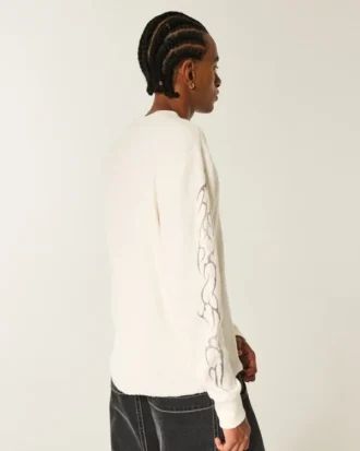 Graffiti Graphic Thermal Crew -paita Graffiti Graphic Thermal Crew -paita