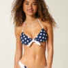 Halter-bandeau-bikiniliivi, edessä solmittava Halter-bandeau-bikiniliivi, edessä solmittava