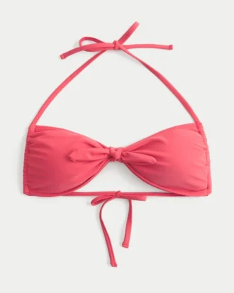 Halter-bandeau-bikiniliivi, edessä solmittava
