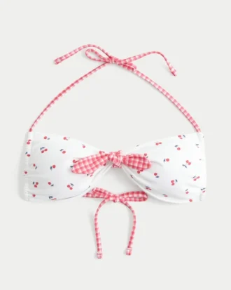 Halter-bandeau-bikiniliivi, edessä solmittava