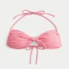 Halter-bandeau-bikiniliivi, edessä solmittava Halter-bandeau-bikiniliivi, edessä solmittava