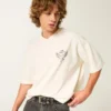 Heavyweight Baggy Crop Los Angeles Graphic Football T-paita Heavyweight Baggy Crop Los Angeles Graphic Football T-paita