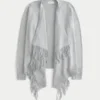 Helppo Fringe No-Close -neuletakki