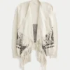 Helppo Fringe No-Close -neuletakki