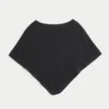 Helppo kukkakuvioinen poncho