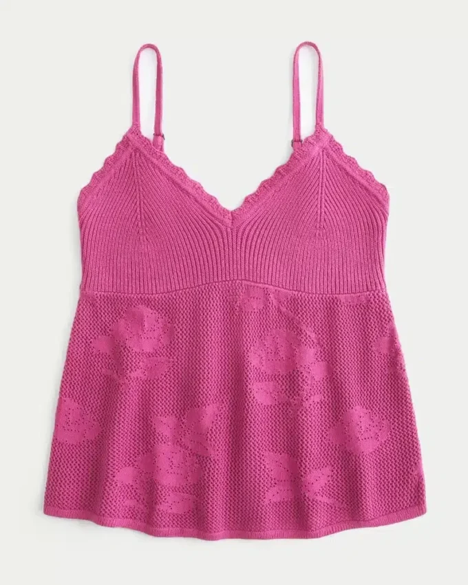 Helppo neulatyylinen halterneck-babydoll-toppi Helppo neulatyylinen halterneck-babydoll-toppi
