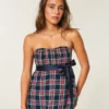 Helppo olkaimeton babydoll-toppi Helppo olkaimeton babydoll-toppi