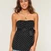 Helppo olkaimeton babydoll-toppi Helppo olkaimeton babydoll-toppi