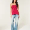 Helppo olkaimeton babydoll-toppi Helppo olkaimeton babydoll-toppi