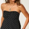 Helppo olkaimeton babydoll-toppi Helppo olkaimeton babydoll-toppi