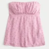 Helppo olkaimeton babydoll-toppi Helppo olkaimeton babydoll-toppi