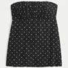 Helppo olkaimeton babydoll-toppi Helppo olkaimeton babydoll-toppi