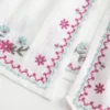 Helppo olkaimeton brodeerattu babydoll-toppi Helppo olkaimeton brodeerattu babydoll-toppi