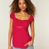 Helppo satiininen babydoll-toppi Helppo satiininen babydoll-toppi