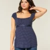 Helppo satiininen babydoll-toppi Helppo satiininen babydoll-toppi