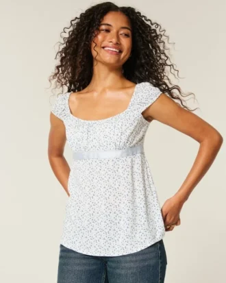 Helppo satiininen babydoll-toppi