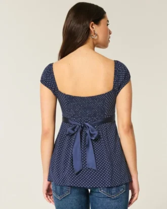 Helppo satiininen babydoll-toppi