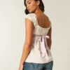 Helppo satiininen babydoll-toppi Helppo satiininen babydoll-toppi