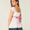 Helppo satiininen babydoll-toppi Helppo satiininen babydoll-toppi