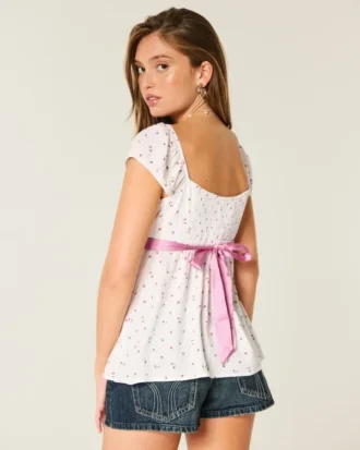 Helppo satiininen babydoll-toppi