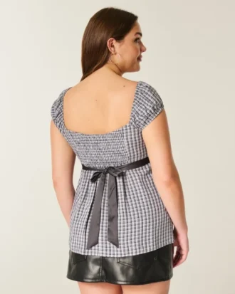 Helppo satiininen babydoll-toppi