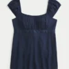 Helppo satiininen babydoll-toppi Helppo satiininen babydoll-toppi