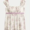 Helppo satiininen babydoll-toppi Helppo satiininen babydoll-toppi