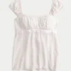 Helppo satiininen babydoll-toppi Helppo satiininen babydoll-toppi