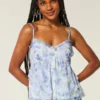 Helppo sifonki-babydoll-toppi Helppo sifonki-babydoll-toppi