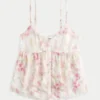 Helppo sifonki-babydoll-toppi Helppo sifonki-babydoll-toppi