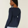 Helppo sitoa takaa Henley-babydoll-toppi Helppo sitoa takaa Henley-babydoll-toppi