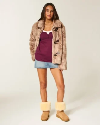 Helppo sitoa takaa Henley-babydoll-toppi