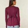 Helppo sitoa takaa Henley-babydoll-toppi Helppo sitoa takaa Henley-babydoll-toppi