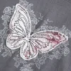 Helppo, vartaloa myötäilevä Butterfly Graphic Tee Helppo, vartaloa myötäilevä Butterfly Graphic Tee