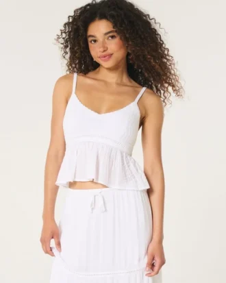 Helppo virkattu babydoll-toppi