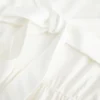 Holiday Vault Release Easy Satin Tie-Front Knit Babydoll Top